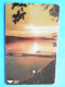 Phonecard Chip UKRAINE 1998 SUNSET OVER DNIPRO RIVER Bridge 3360 Units Prefix Nr. BV (in Cyrillic) - Oekraïne