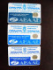 3 Different Colors Or Back Side Text Type Cards Phonecard OVAL Chip Aval Bank Oranta 280 Units  UKRAINE - Ukraine