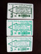 3 Different Colors Or Back Side Text Type Cards Phonecard OVAL Chip Aval Bank Oranta 1680 Units  UKRAINE - Ukraine