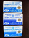 3 Different Colors Or Back Side Text Type Cards Phonecard OVAL Chip Aval Bank Oranta 1680 Units  UKRAINE - Ukraine