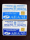 2 Different Colors Or Card Plastic Type Cards Phonecard Chip Aval Bank Oranta 840 Units  UKRAINE - Ukraine