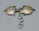 Delcampe - -BELLES ANCIENNES BOUCLES De CAPE ARGENT Poinçon Crabe + Orfèvre Vitrine  E - Andere & Zonder Classificatie