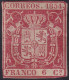 Spain 1854 Sc 26 España Ed 24 MLH* Partial Gum Small Cut At Top Left - Postfris – Scharnier