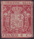 Spain 1854 Sc 26 España Ed 24 MLH* Partial Gum Small Cut At Top Left - Nuevos