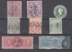 00095/ India QV Selection Of Used Telegraphs & Revenues 8 Items - 1882-1901 Impero