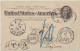 USA / BAVARIA - 1895 Domestic Postal Card 1c Jefferson USED To DUNKELSBUEHL, BAVARIA With 10pf Postage Due - ...-1900