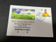 1-2-2024 (3 X 2) AFC Asian Cup 2023 (Qatar) Australia (2) V India (0) - 13-1-2024 - With Matildas Football Stamp - Sonstige & Ohne Zuordnung