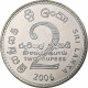 Sri Lanka, 2 Rupees, 2006, Nickel Clad Steel, SPL, KM:147a - Sri Lanka (Ceylon)