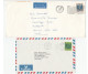 Collection 5 X Diff Franking HONG KONG Covers 1990s AIR MAIL  To GB  China Cover Stamps - Covers & Documents