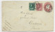 CANADA ENTIER TWO CENTS ENVELOPPE COVER +2C+1C TORONTO NORTHBAY RPO N° 2 1913 TO FRANCE - Cartas & Documentos