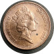 1 Penny 1993 Royaume Uni, Type Elizabeth II 3e Portrait, Magnétique, Monnaie De Collection - 1 Penny & 1 New Penny