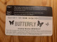 Prepaid Phonecard United Kingdom, Butterfly - Emissions Entreprises