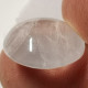 Quartz Rose Naturel Du Brésil - Cabochon Rond 18.51 Carats - 18.0 X 8.2 Mm - Pink Quartz