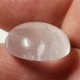 Quartz Rose Naturel Du Brésil - Cabochon Rond 18.69 Carats - 18.0 X 8.2 Mm - Quarzo Rosa