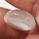 Delcampe - Quartz Rose Naturel Du Brésil - Cabochon Rond 18.69 Carats - 18.0 X 8.2 Mm - Rosa Quarz