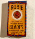 RUBIE Double Edge—Made In USA—5 Vintage Razor Blades—UNOPENED BOX / Antiguas Cuchillas De Afeitar, Nuevas - Scheermesjes