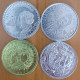Lot Of 4 USA Mardi Gras Tokens - Sailing Ships, Steam Ships, Paddlewheel, Boats - Andere & Zonder Classificatie