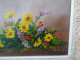 Delcampe - Ancien Tableau Nature Morte Bouquet De Fleurs Signé Andrey - Oils