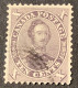 CANADA Sc.#17a Well Centered & Used With Light Cancel, 1859 10c Violet Prince Albert - Used Stamps