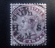 British India - INDIA -  Queen Victoria  - 1 Anna  On H M S  Watermark - Cancelled - 1854 Compagnia Inglese Delle Indie