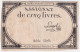 ASSIGNAT 5 (CINQ) LIVRES. Octobre 1793 (10 Brumaire An II), Série 5578, LOEGEL. BEL ÉTAT. - Assignats