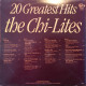 * 2LP *  CHI-LITES - 20 GREATEST HITS (Holland 1980 EX) - Soul - R&B