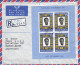 GHANA - REGISTERED AIRMAIL 1961 MINISHEET FOUNDERS DAY / 5036 - Ghana (1957-...)