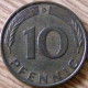 Germany - KM 108 - 1981 - 10 Pfennig - Mintmark "D" - München - VF - Look Scans - 10 Pfennig