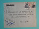 DI 3 AEF   BELLE  LETTRE   1952  PETIT BUREAU  MONMOUDOU A PARIS  FRANCE+AFF. INTERESSANT+++++ - Storia Postale