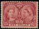 CANADA - YVERT 49  - 1 DOLLAR ROUGE VICTORIA * - Ongebruikt