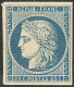 * No 4a, Bleu Foncé, Très Frais. - TB. - RR - 1849-1850 Ceres