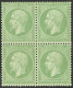 ** No 20, Vert, Bloc De Quatre, Très Frais. - TB - 1862 Napoleon III