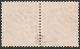 Shanghai. Tête-bêche. No 58c, Paire (pelurage Au Verso), Obl Gc 5104, Superbe. - R - 1849-1876: Periodo Classico