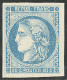 * No 46Bc, Bleu Clair, Quasiment **, Jolie Pièce. - TB. - R - 1870 Bordeaux Printing