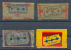 LOT LOTTO 4 RAZOR BLADES WRAPPER  SESAM - LAMETTE DA BARBA LAMES DE RASOIR  Vintage Old - Rasierklingen