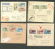 Lettre 1941-1943, 4 Enveloppes D'AEF Par Avion. - TB - Autres & Non Classés