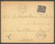 Lettre Cad Octog. Bleu "Anjouan/Col Franc". No 5 Sur Enveloppe Pour Paris, 1907. - TB - Altri & Non Classificati