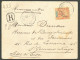 Lettre Cad "Anjouan/Mayotte Et Dépendances". No 10 Sur Enveloppe Recommandée Pour St-Germain-en-Laye, 1912. - TB - Autres & Non Classés