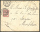 Lettre Cad "Tsien-Tsin-Chine/Poste Française". No 84 Sur Enveloppe Du Corps D'occupation De Chine Pour Sarzeau, 1912. -  - Autres & Non Classés