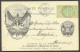 Lettre Cad "Rachgia/Cochinchine". No 17 Paire Sur CP Illustrée Locale, 1900. - TB - Autres & Non Classés