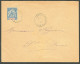 Lettre Cad Bleu "Réunion/Pl Des Palmistes". No 37 Sur Enveloppe Pour St-Denis, 1900. - TB - Autres & Non Classés