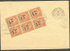 Lettre Cad "Réunion/Saint Paul". No 52 Bloc De Six (1ex Def) Au Verso, Sur Enveloppe Pour Bordeaux, 1901. - TB - Other & Unclassified