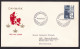 Denmark: FDC First Day Cover To Germany, 1965, 1 Stamp, ITU, Telecommunication, Telex (minor Discolouring At Back) - Storia Postale