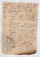 VP22.956 - Cachet De Généralité De ? - Acte De 1712 -  ? - Seals Of Generality