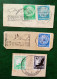 Fragments (3) With Commemorative Postmarks For The 1936 Berlin & Garmisch Summer & Winter Olympic Games On German Stamps - Winter 1936: Garmisch-Partenkirchen