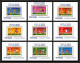 86224 Mi N°420/428 Football Soccer Munich Wold Cup 1974 Deluxe Miniature Sheets ** MNH Khmère Cambodia Cambodge - 1974 – Westdeutschland