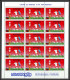 Delcampe - 86225z Mi N°420/428 Football Soccer Munich Wold Cup 1974 ** MNH Khmère Cambodia Cambodge Feuille Complete Sheets Sheet - 1974 – Westdeutschland