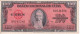 BILLETE DE CUBA DE 100 PESOS DEL AÑO 1959 SIN CIRCULAR (UNC) (BANK NOTE) AGUILERA - Kuba