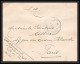 42784 Armée Belge Enveloppe En Franchise 1915 Guerre 1914/1918 War Cover  - Marcas De La Armada