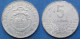 COSTA RICA - 5 Colones 2008 KM# 227b Monetary Reform (1920) - Edelweiss Coins - Costa Rica